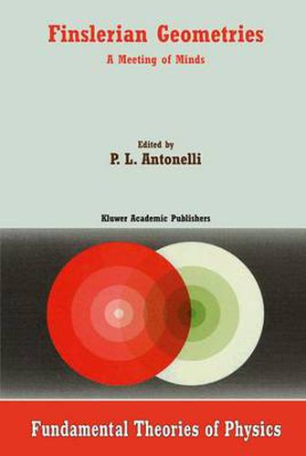 Cover image for Finslerian Geometries: A Meeting of Minds