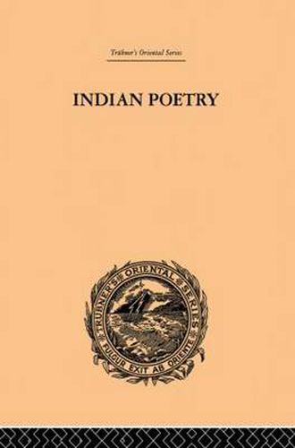 Cover image for Indian Poetry