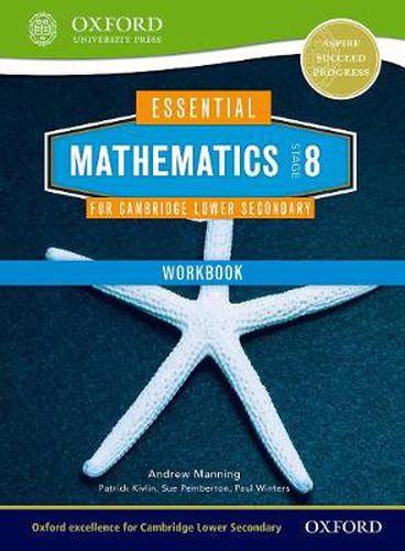 Cover image for Essential Mathematics for Cambridge Lower Secondary Stage 8 Workbook