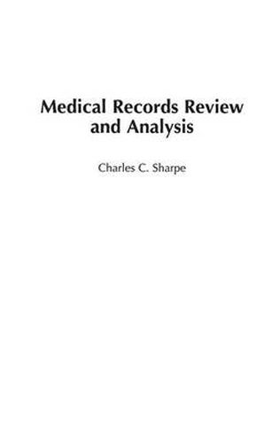 Cover image for Medical Records Review and Analysis