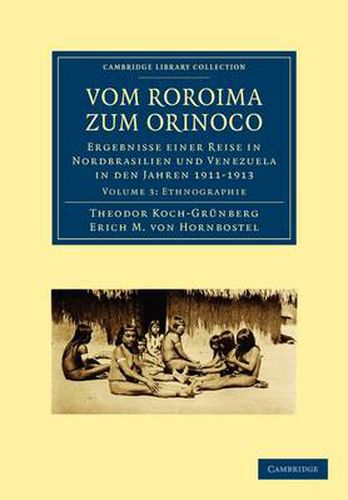 Cover image for Vom Roroima zum Orinoco: Ergebnisse einer Reise in Nordbrasilien und Venezuela in den Jahren 1911-1913