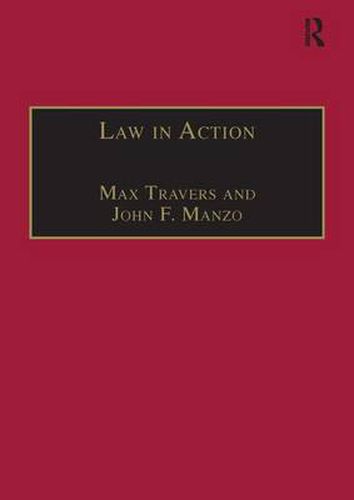 Cover image for Law in Action: Ethnomethodological and Conversation Analytic Approaches to Law