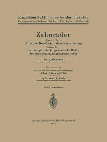 Cover image for Zahnrader