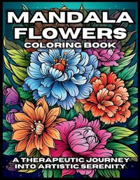 Cover image for Mandala Flowers Coloring Book