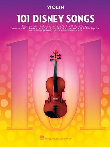 Cover image for 101 Disney Songs: For Violin