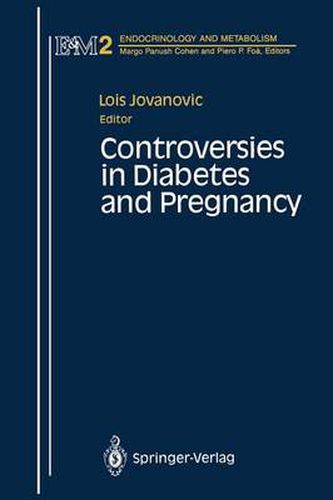 Cover image for Controversies in Diabetes and Pregnancy