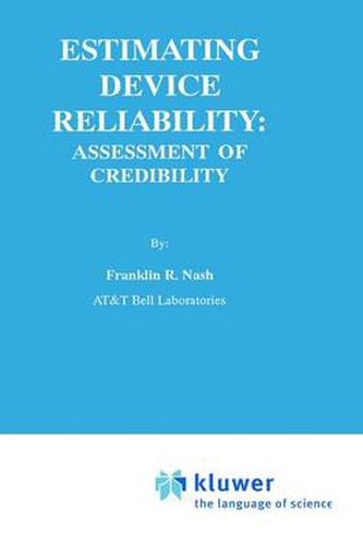 Cover image for Estimating Device Reliability:: Assessment of Credibility