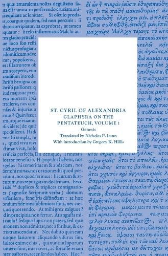 Cover image for Glaphyra on the Pentateuch, Volume 1: Genesis