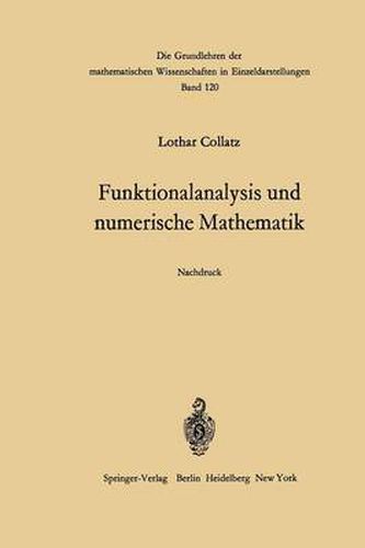 Cover image for Funktionalanalysis Und Numerische Mathematik