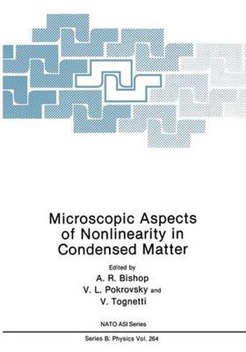 Cover image for Microscopic Aspects of Nonlinearity in Condensed Matter