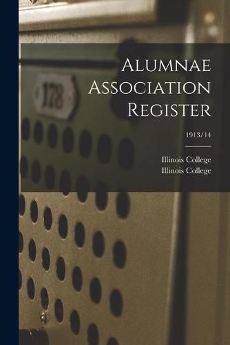 Cover image for Alumnae Association Register; 1913/14