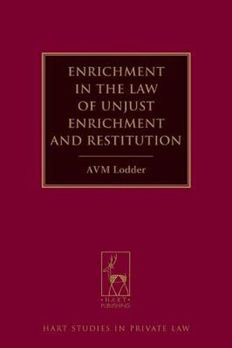 Cover image for Enrichment in the Law of Unjust Enrichment and Restitution