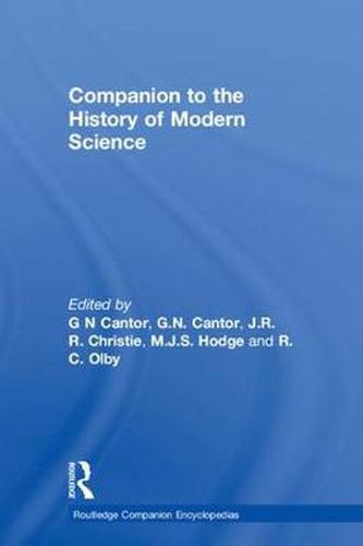 Cover image for Companion to the History of Modern Science