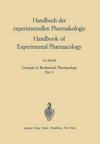 Concepts in Biochemical Pharmacology: Part 1