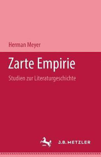 Cover image for Zarte Empirie: Studien Zur Literaturgeschichte
