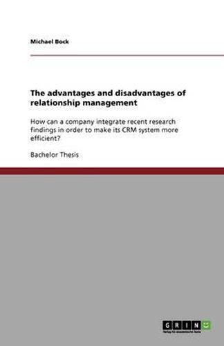 Cover image for The advantages and disadvantages of relationship management