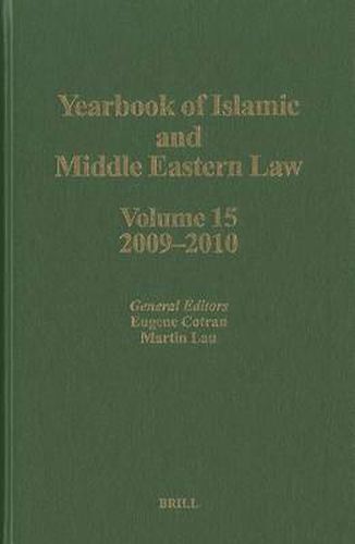 Yearbook of Islamic and Middle Eastern Law, Volume 15 (2009-2010)