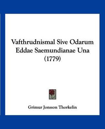 Cover image for Vafthrudnismal Sive Odarum Eddae Saemundianae Una (1779)