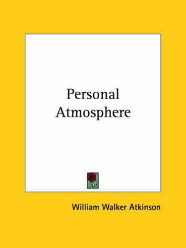 Cover image for Personal Atmosphere