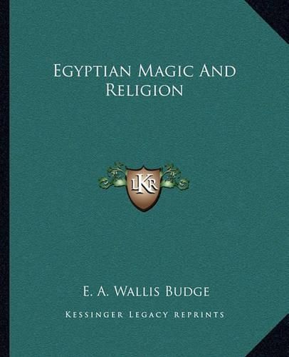 Cover image for Egyptian Magic and Religion