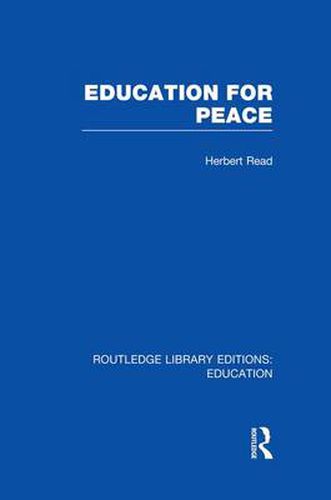 Cover image for Education for Peace (RLE Edu K)