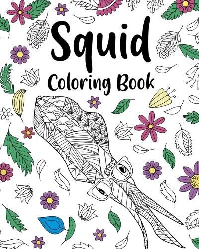 Cover image for Squid Coloring Book