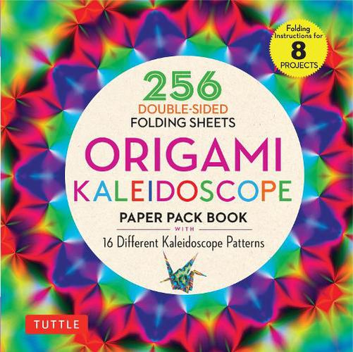 Cover image for Origami Kaleidoscope Paper Pack Book: 256 Double-Sided Folding Sheets (Includes Instructions for 8 Models)