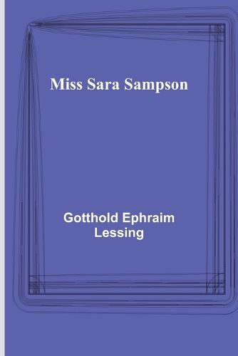 Cover image for Miss Sara Sampson