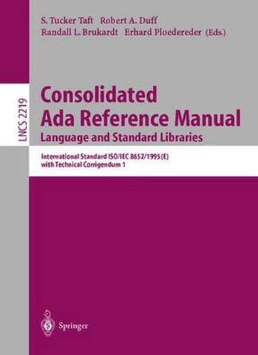 Consolidated Ada Reference Manual: Language and Standard Libraries