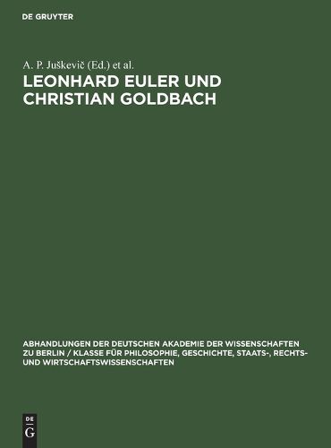 Cover image for Leonhard Euler und Christian Goldbach