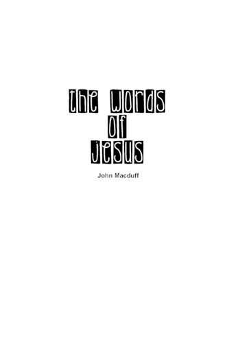 Cover image for The Words of Jesus