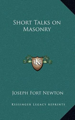 Cover image for Short Talks on Masonry