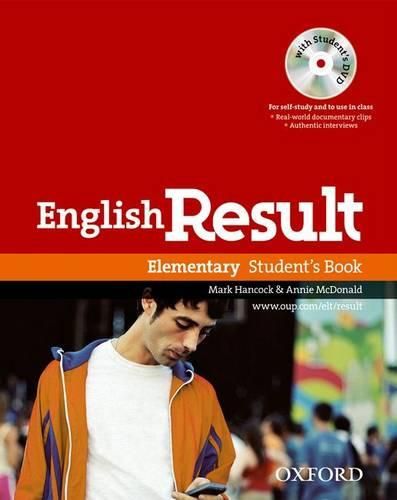 English Result: Elementary: Student's Book with DVD Pack: General English four-skills course for adults