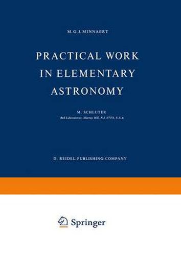 Cover image for Practical Work in Elementary Astronomy