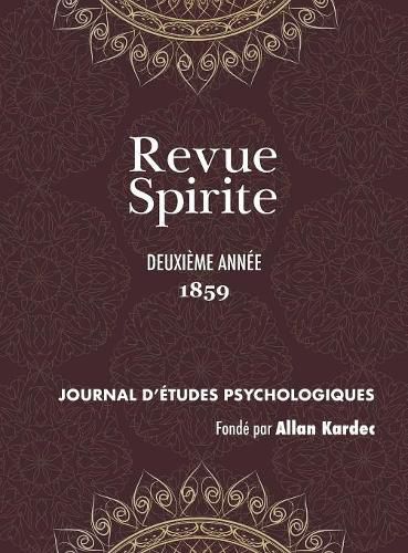 Cover image for Revue Spirite (Ann e 1859 - Deuxi me Ann e)