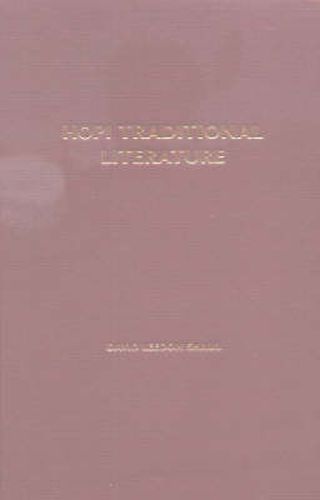Cover image for Hopi Traditional Literature