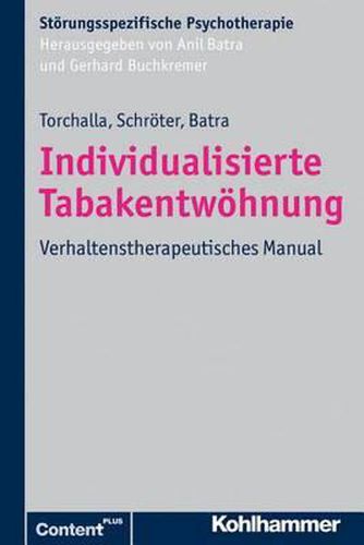 Cover image for Individualisierte Tabakentwohnung: Verhaltenstherapeutisches Manual