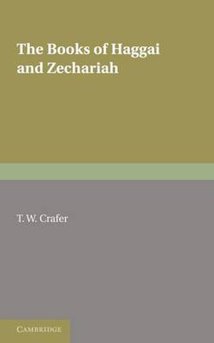 Cover image for The Books of Haggai and Zechariah