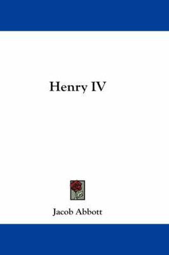 Cover image for Henry IV
