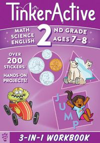 Cover image for Tinkeractive Workbooks: 2nd Grade Bind-Up: Math, Science, English Language Arts