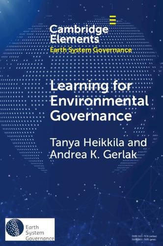 Cover image for Learning for Environmental Governance