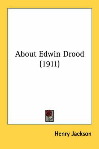 About Edwin Drood (1911)