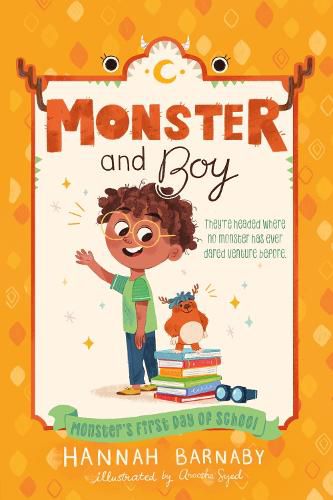 Cover image for Monster and Boy: Monster's First Day of School