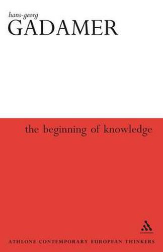 The Beginning of Knowledge