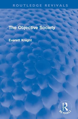 Cover image for The Objective Society