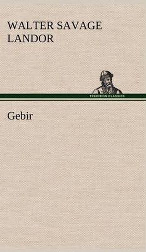 Cover image for Gebir