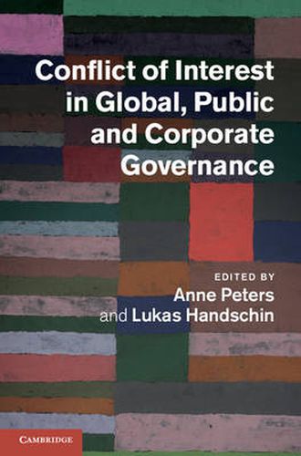 Cover image for Conflict of Interest in Global, Public and Corporate Governance