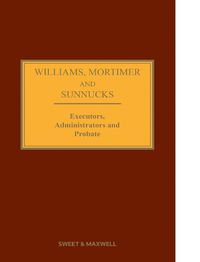 Cover image for Williams, Mortimer & Sunnucks - Executors, Administrators and Probate