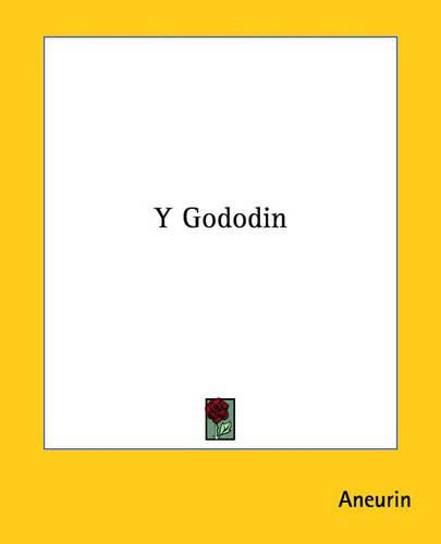 Cover image for Y Gododin