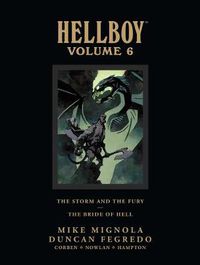 Cover image for Hellboy Library Edition Volume 6: The Storm And The Fury And The Bride Of Hell
